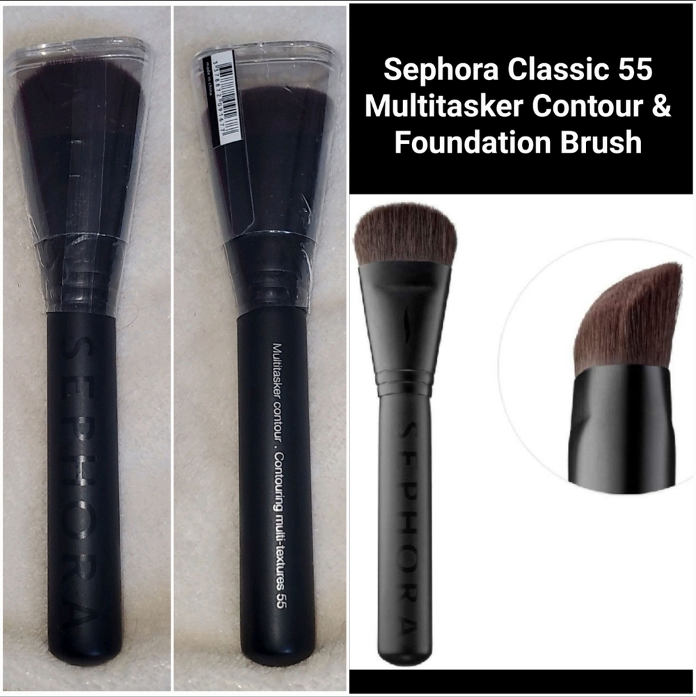 NEW - Sephora Brush Collection - Classic Multitasker 55 Contour & Foundation